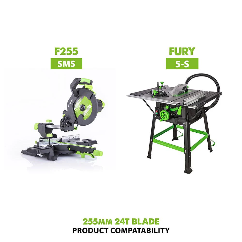 Evolution Fury 255mm Multi-Material Cutting 24T Blade (Cosmetic Defects) Refurbished - Image 6