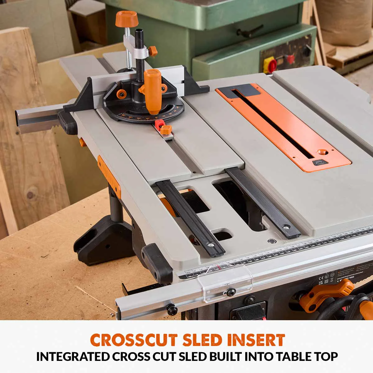 Evolution R255TBL+ 230v Portable Jobsite Table Saw with 255mmTCT Multi-material Blade - Image 7