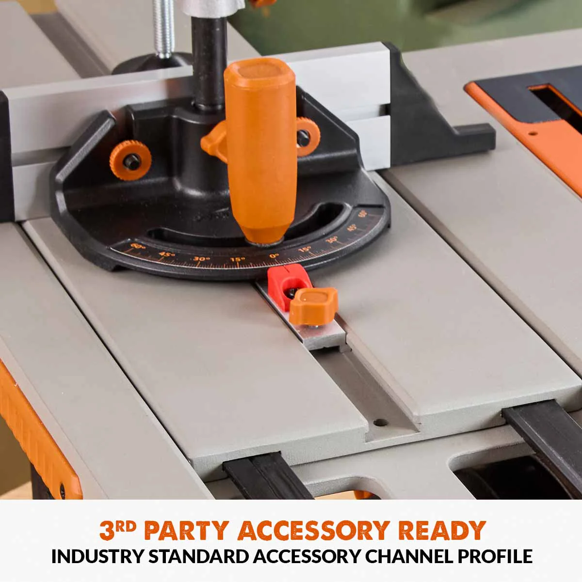 Evolution R255TBL+ 230v Portable Jobsite Table Saw with 255mmTCT Multi-material Blade - Image 9