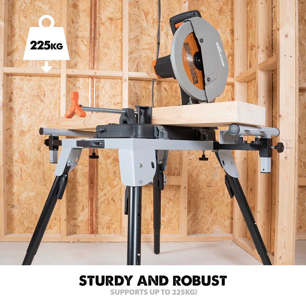 Evolution R355CPS 355mm Chop Saw and Chop Saw Stand Bundle - Image 20