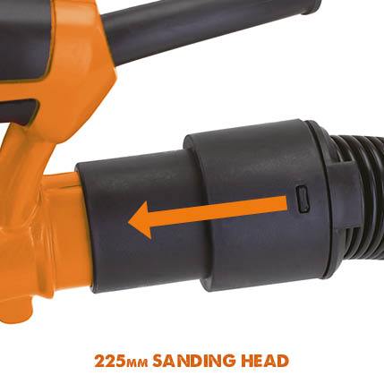 Evolution Handheld Dry Wall Sander 1050W, 240V | EB225DWSHH - Image 4