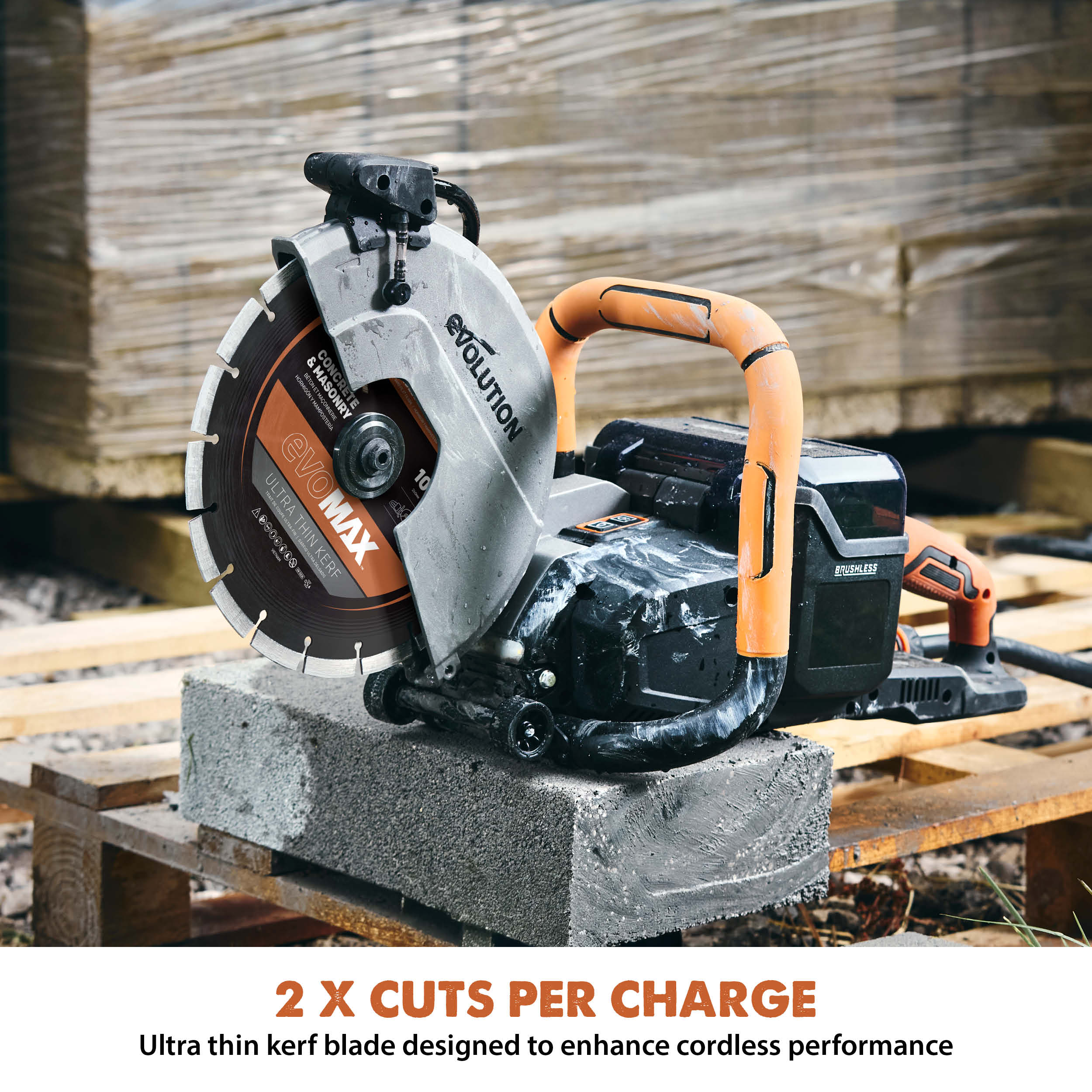 Evolution EVOMAX 260mm Ultra Think Kerf, Premium Diamond Disc Cutter Blade, 22.2mm Bore - Image 3