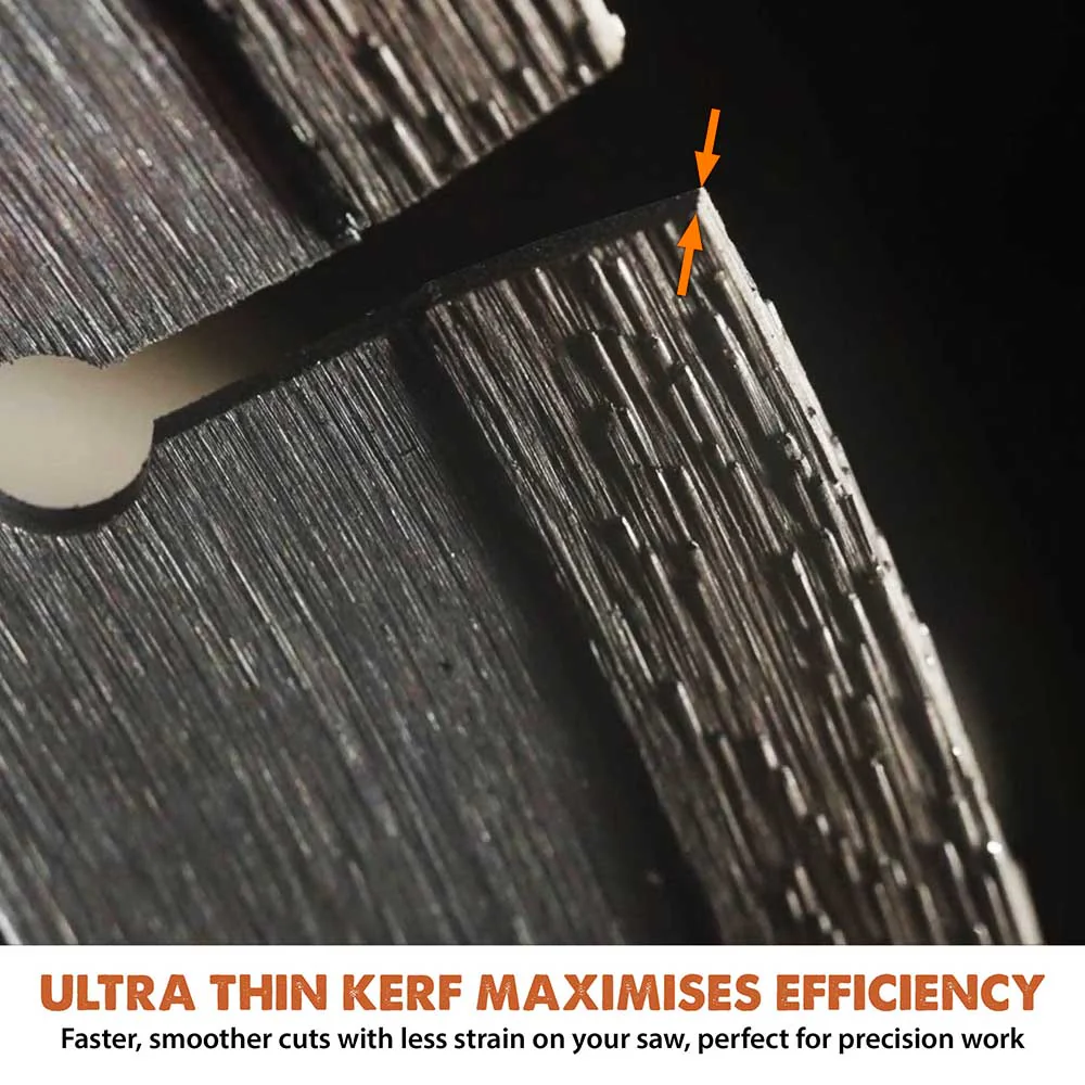 Evolution EVOMAX 260mm Ultra Think Kerf, Premium Diamond Disc Cutter Blade, 22.2mm Bore - Image 7