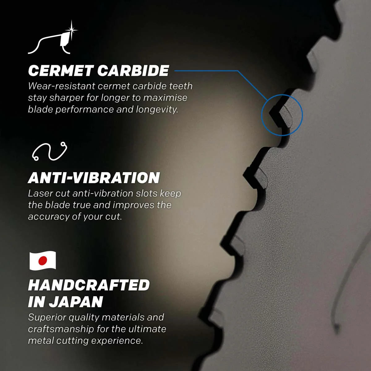 EVOMAX 355mm 80-Teeth Cermet Carbide Blade for Professional Heavy Duty Mild Steel Cutting - Image 6