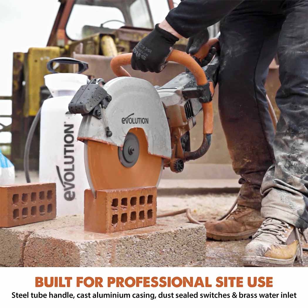 Evolution 350mm Premium Diamond Disc Cutter Blade, 22.2mm Bore - Image 7