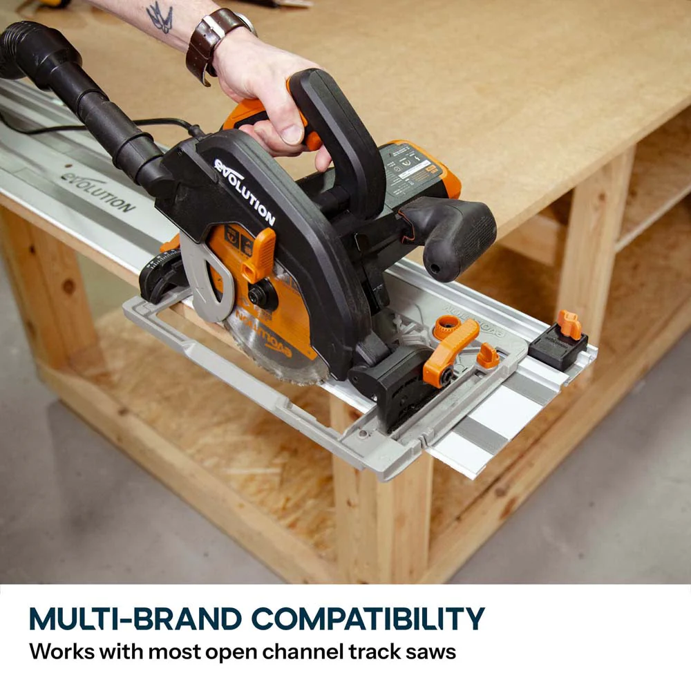 Evolution Adjustable Guide Rail End Stop For G2 Circular Saw Tracks - Image 3