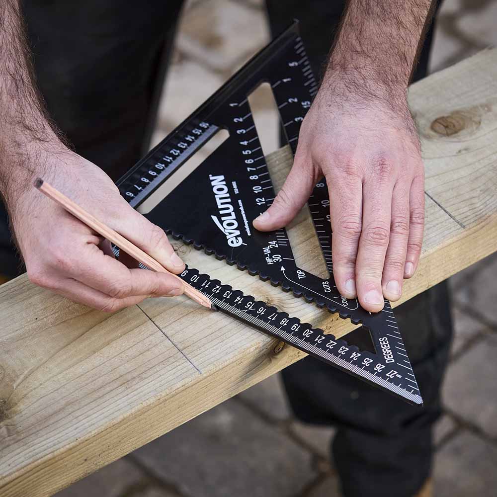Aluminium Speed Square / Roofer's Square from Evolution - Image 2