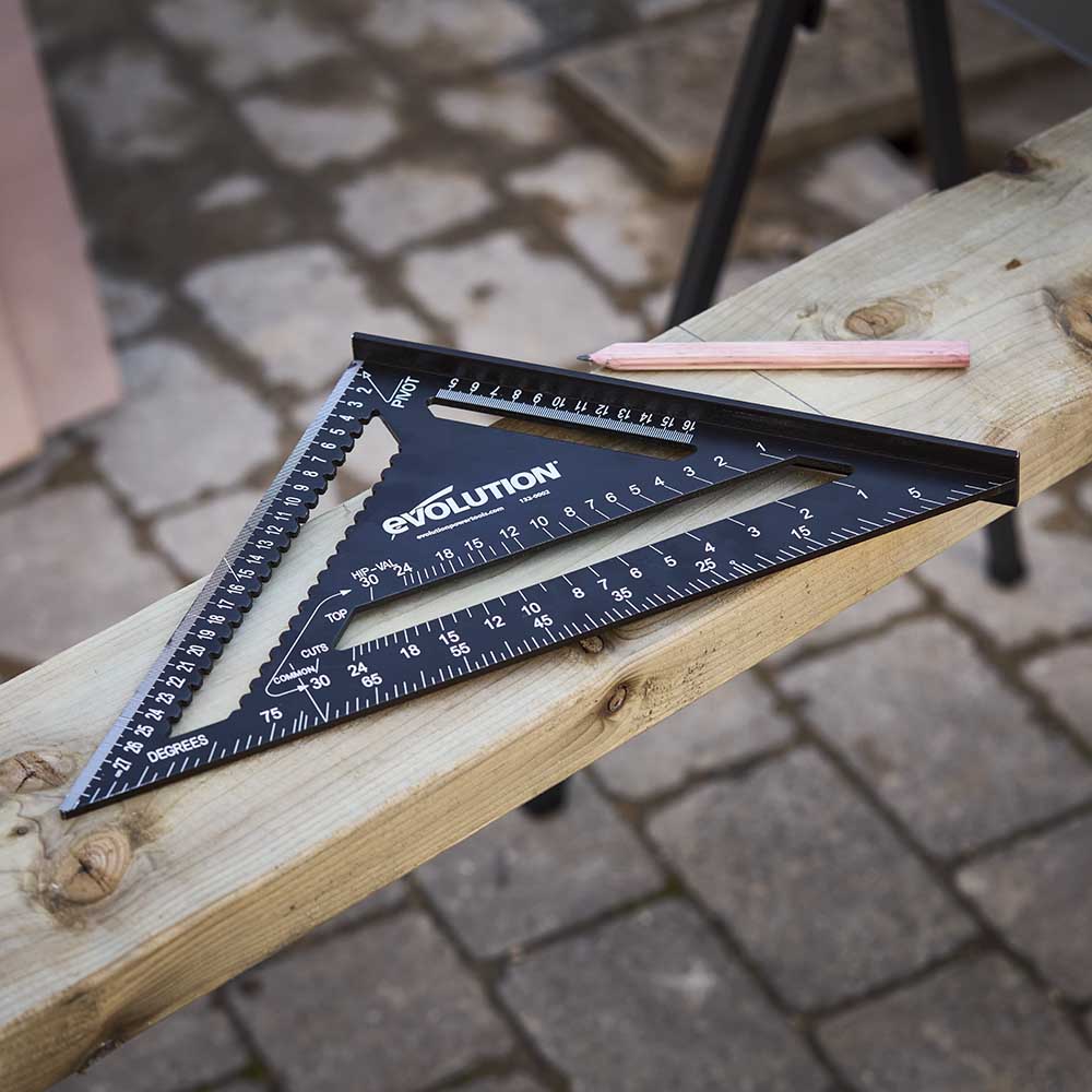 Aluminium Speed Square / Roofer's Square from Evolution - Image 3