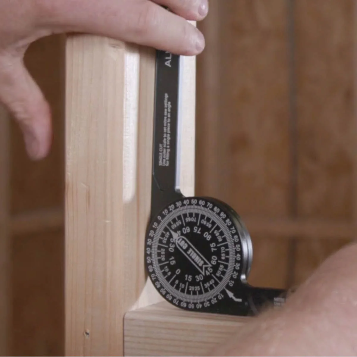 360 Degree Aluminium Mitre Saw Protractor from Evolution - Image 6