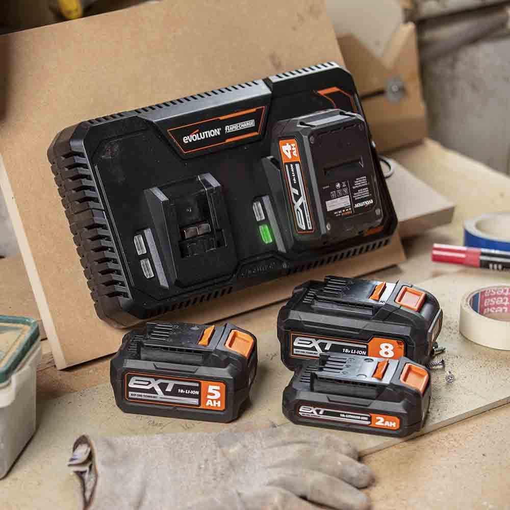 Evolution Cordless R18BAT-Li2 2Ah Li-Ion Battery 18v EXT - Image 4