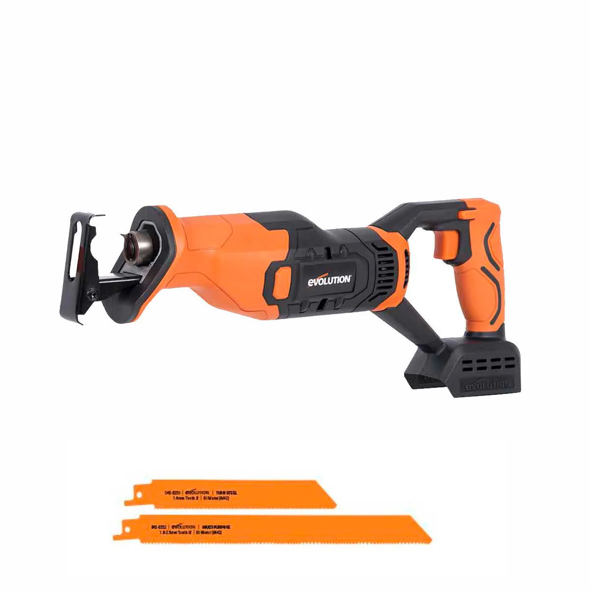 Evolution Cordless Reciprocating Saw 18v Li-Ion EXT Including Multi-Material Blades | R150RCP-Li - Image 3