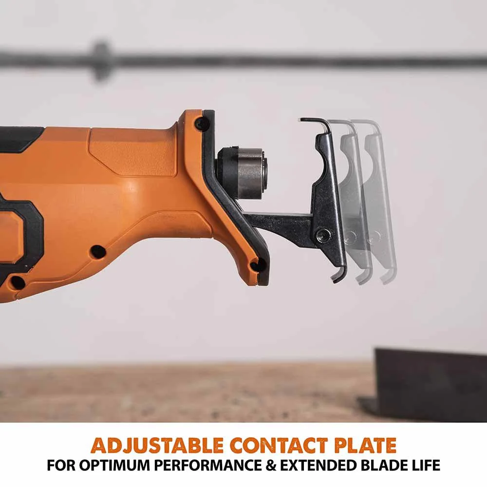 Evolution Cordless Reciprocating Saw 18v Li-Ion EXT Including Multi-Material Blades | R150RCP-Li - Image 6