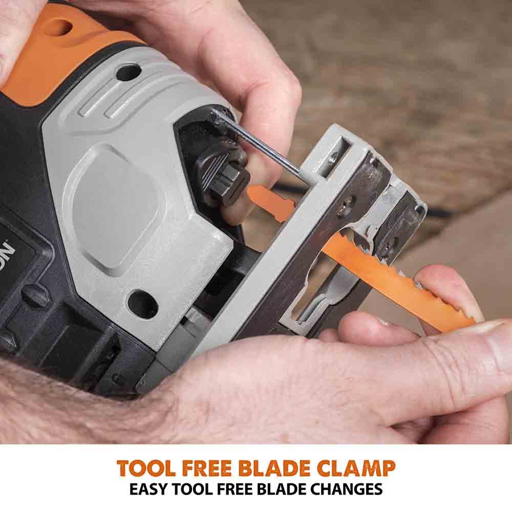 Evolution Cordless R90JGS-Li Jigsaw 18v Li-Ion EXT Inc Multi-Material Blades - Image 5
