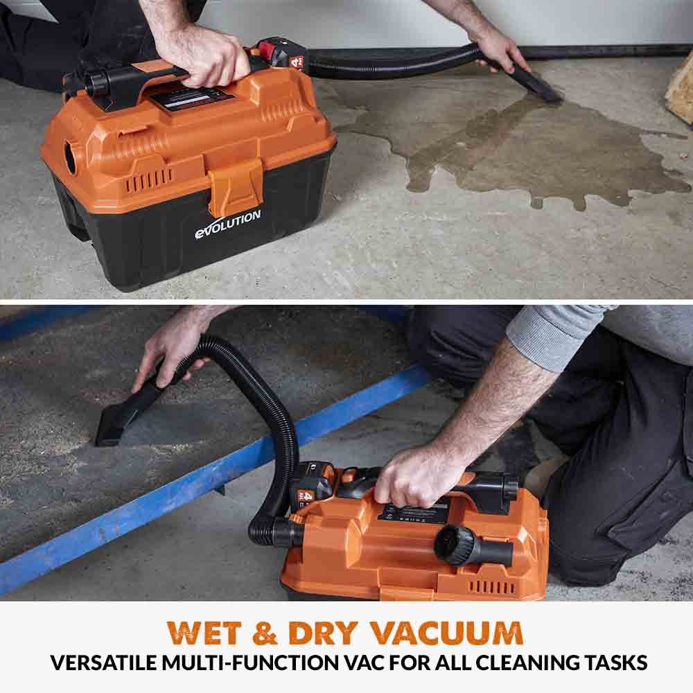 Evolution Cordless R11VAC-Li Wet And Dry Workshop Vacuum 18v Li-Ion EXT - Image 4