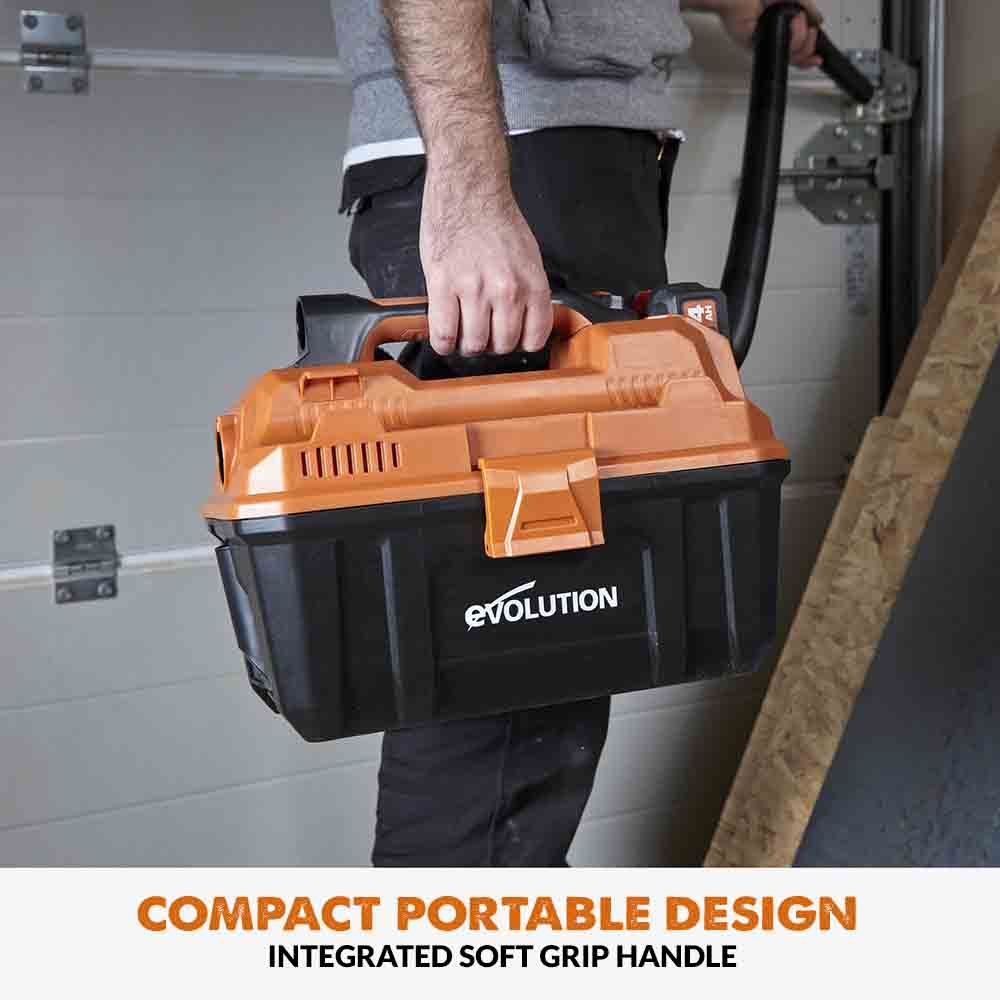 Evolution Cordless R11VAC-Li Wet And Dry Workshop Vacuum 18v Li-Ion EXT - Image 8