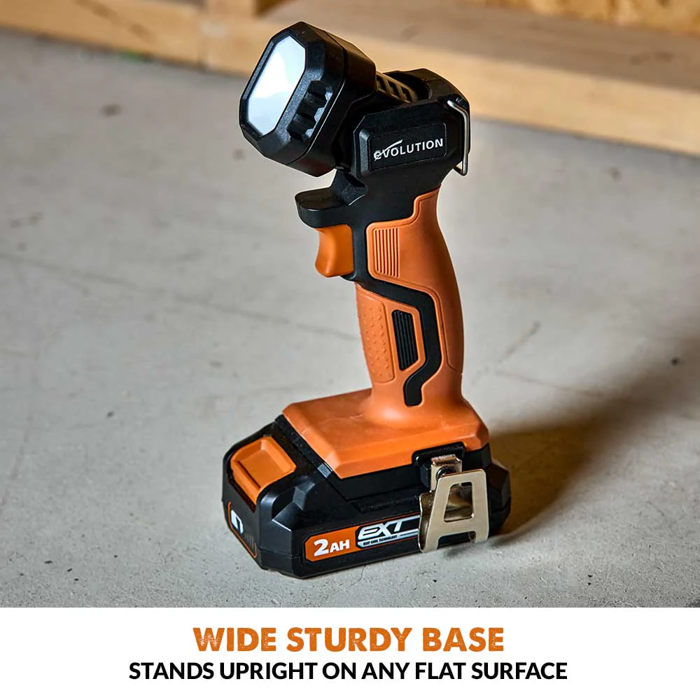 Evolution Cordless R1000TOR-Li 1000 Lumen Work Torch 18v Li-Ion EXT - Image 5