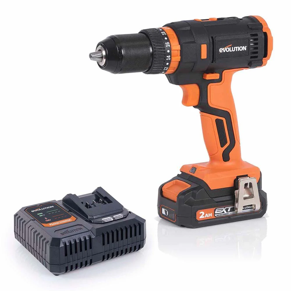 Evolution Cordless R13CMB-Li Combi Drill Driver 18v Li-Ion EXT - Image 2