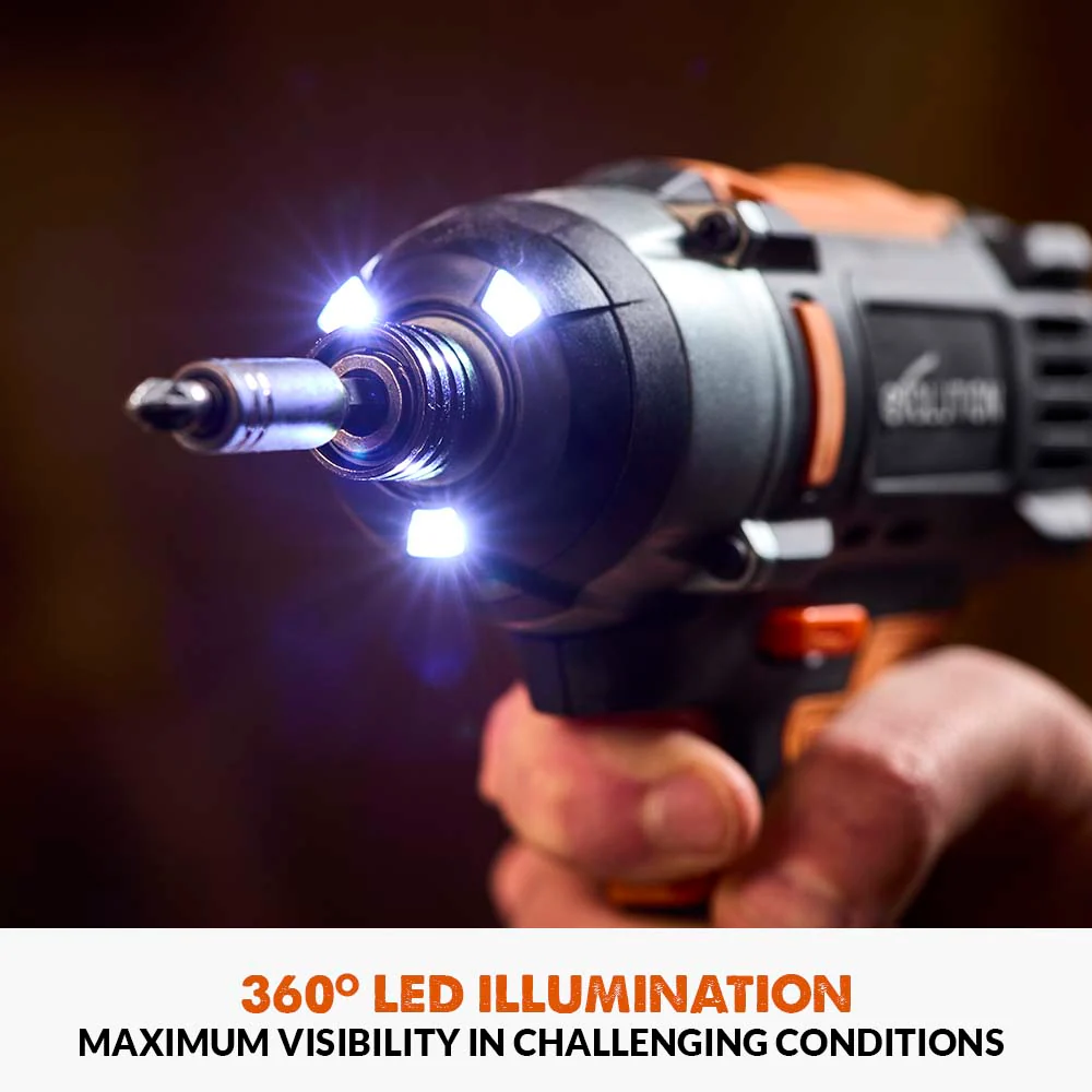 Evolution Cordless R180IDR-Li Impact Driver 18v Li-Ion EXT - Image 7
