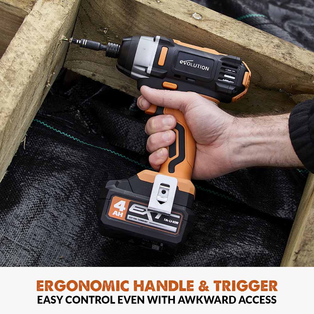 Evolution Cordless R180IDR-Li Impact Driver 18v Li-Ion EXT - Image 8