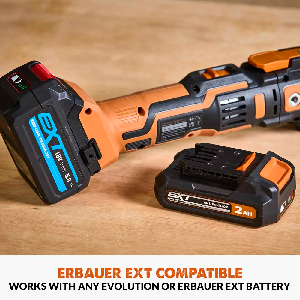 Evolution Cordless R18MLT-Li Multi-Tool 18v Li-Ion EXT With Accessory Kit - Image 13