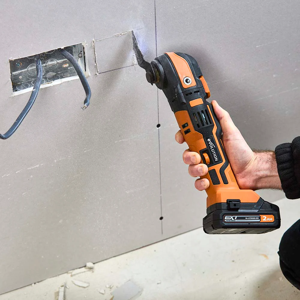 Evolution Cordless R18MLT-Li Multi-Tool 18v Li-Ion EXT With Accessory Kit - Image 14