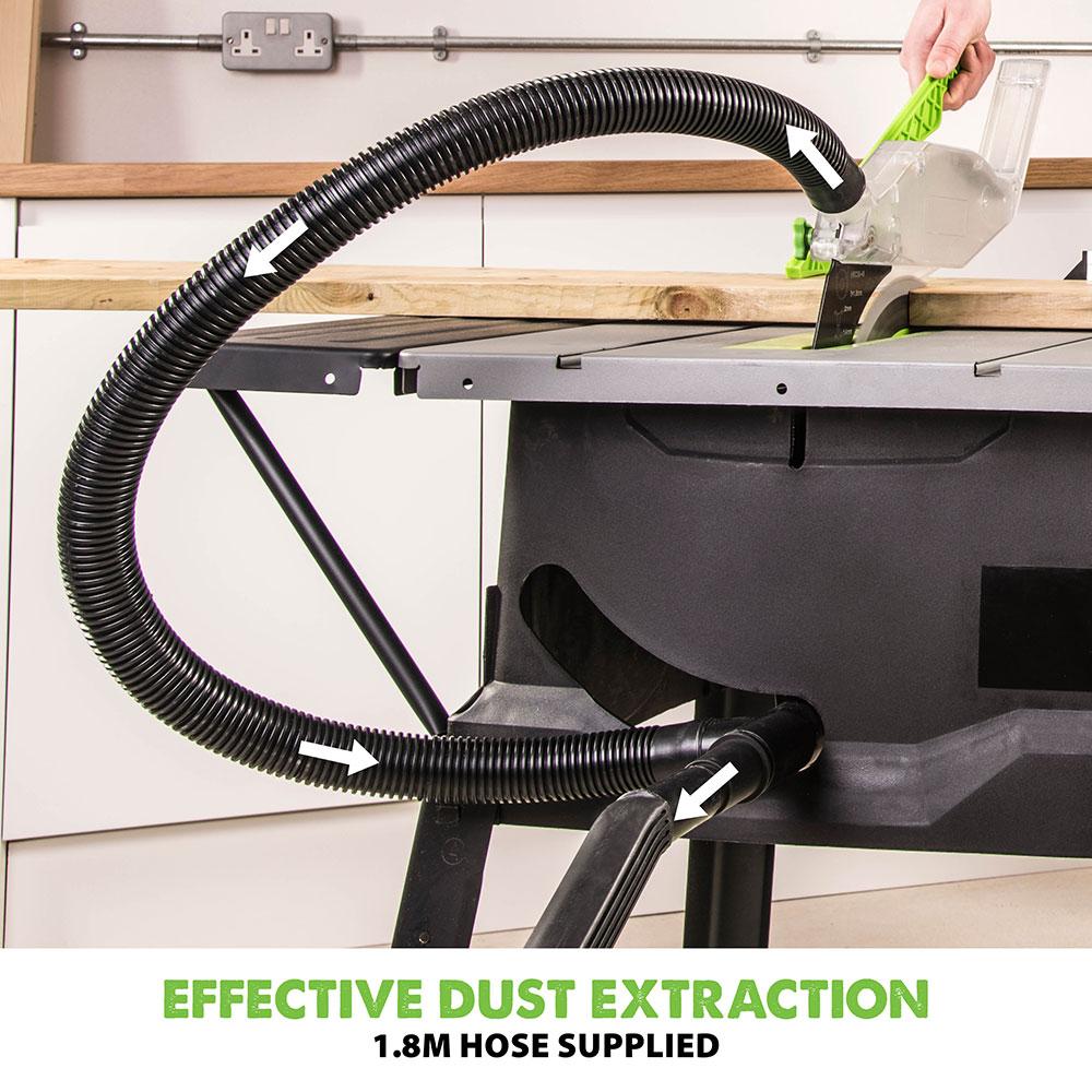 Evolution FURY5-S 255mm Table Saw Bundle With 40T General Wood And 28T Multi-Material Blades - Image 10