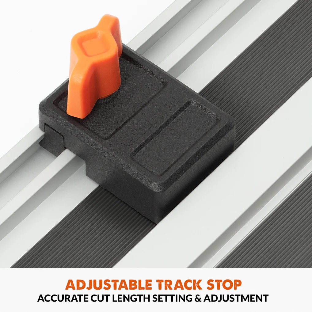 Evolution G2 Track Saw Accessory Bundle, Track Square, Splinter Guard Edge Strips, Power Cable & Vacuum Hose Guide & Track End Stop - Image 12