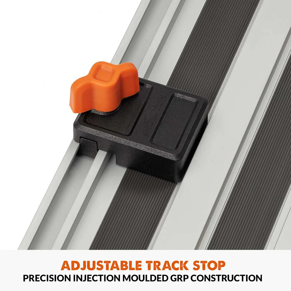 Evolution G2 Track Saw Accessory Bundle, Track Square, Splinter Guard Edge Strips, Power Cable & Vacuum Hose Guide & Track End Stop - Image 14