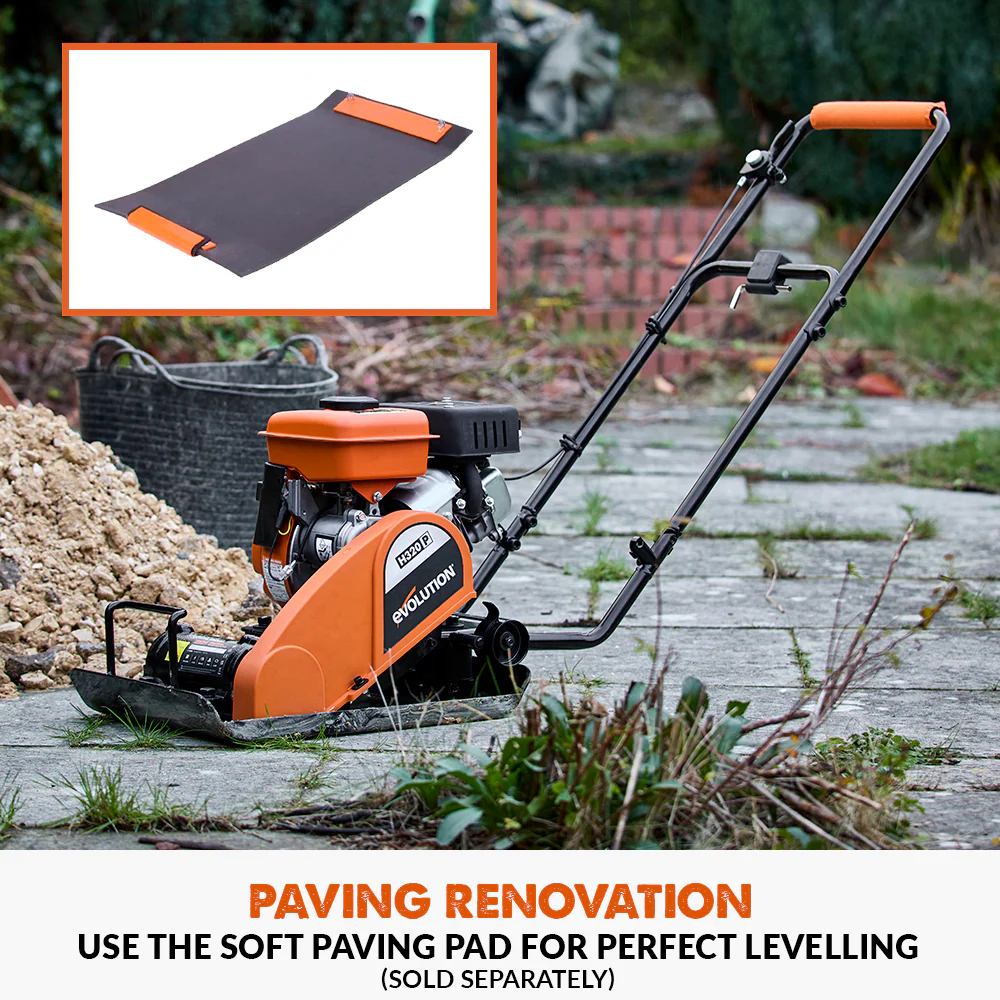 Evolution Hulk Petrol Compactor Wacker Plate - for Trade & DIY Groundwork | H320-P - Image 5