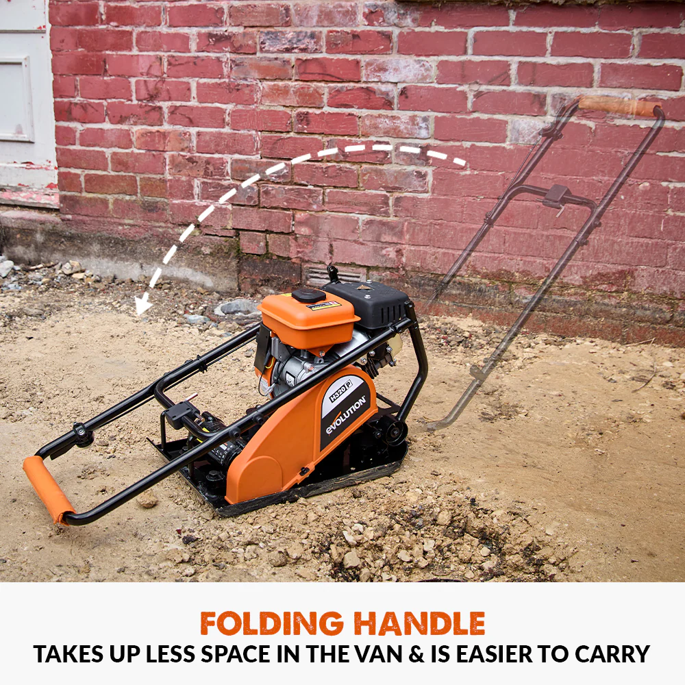 Evolution Hulk Petrol Compactor Wacker Plate - for Trade & DIY Groundwork | H320-P - Image 8
