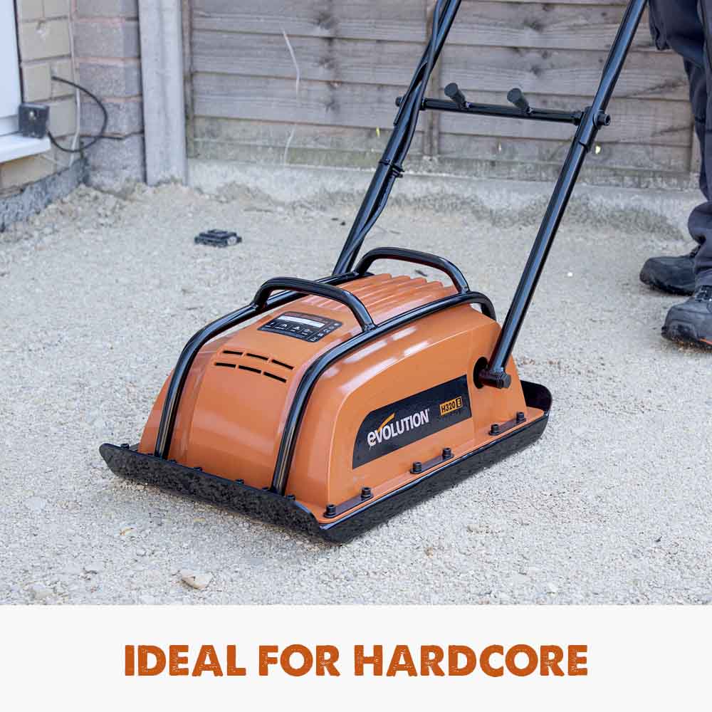 Hulk Electro H320-E 230V Electric Plate Compactor & Paving Pad Bundle - Image 8