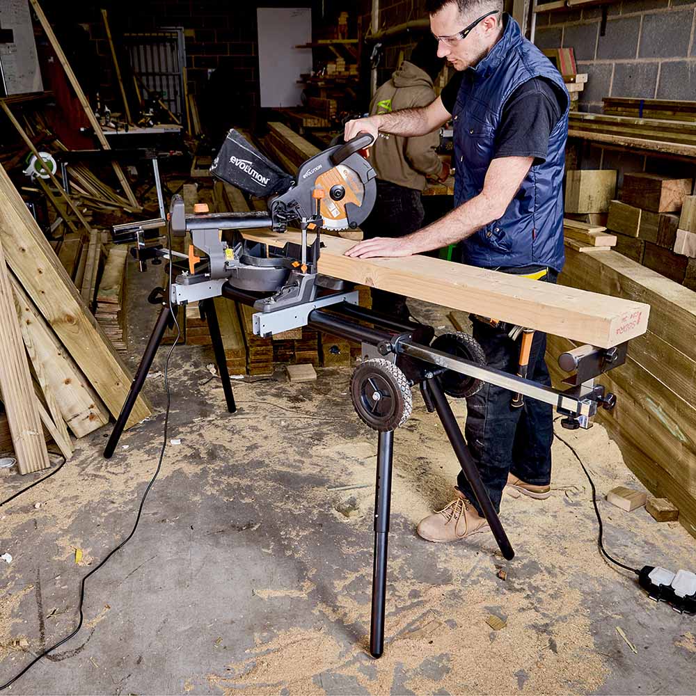 Evolution XL Rolling Mitre Saw Stand With Universal Fittings - Image 4