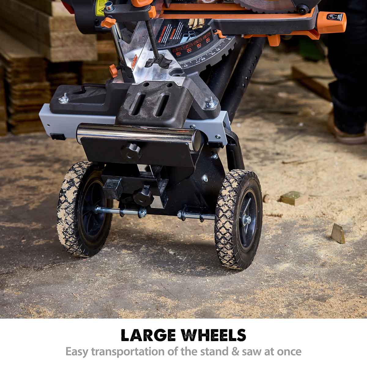 Evolution XL Rolling Mitre Saw Stand With Universal Fittings - Image 6