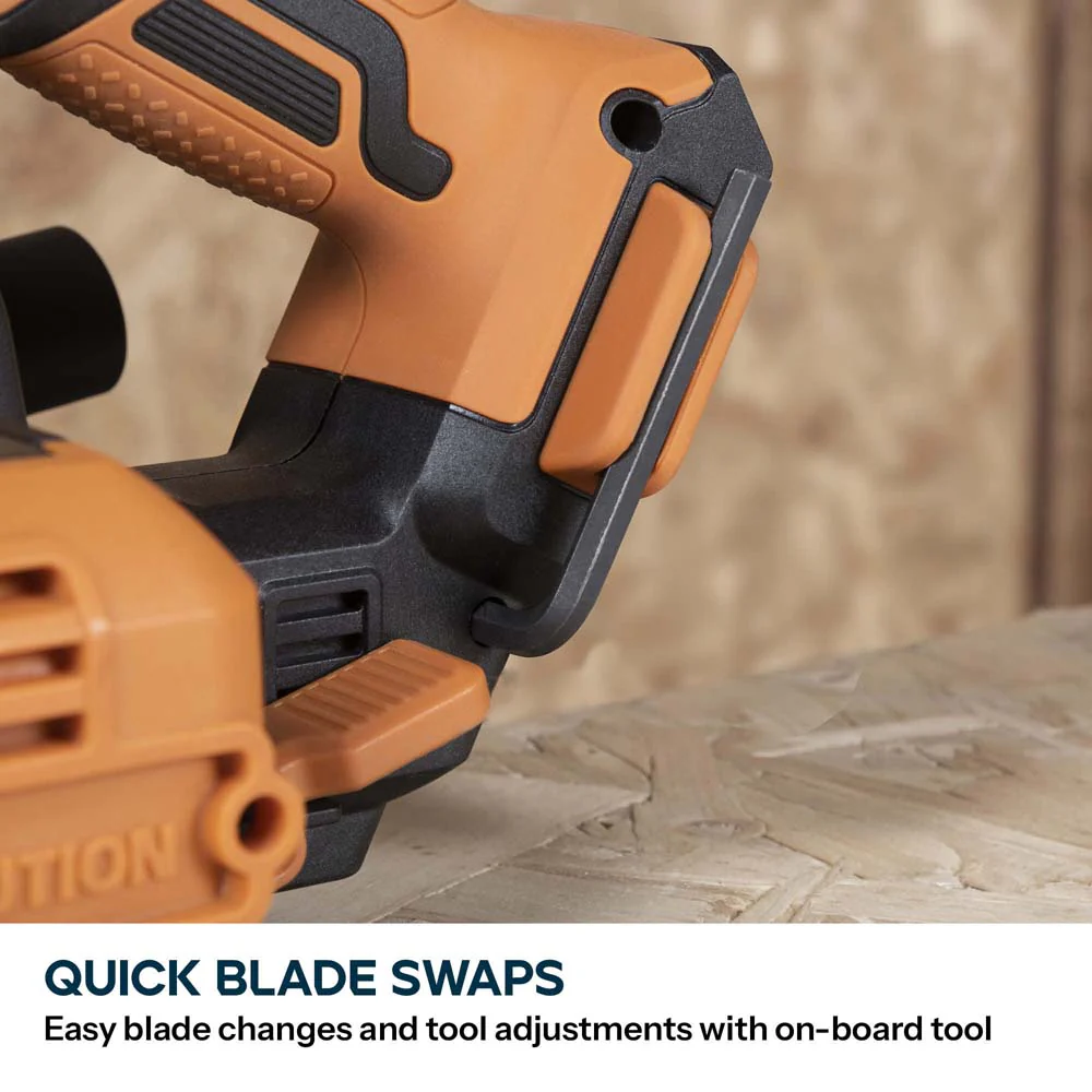 Evolution Cordless R165CCS-Li 165mm Circular Saw 18v Li-Ion EXT Inc Multi-Material Blade - Image 11
