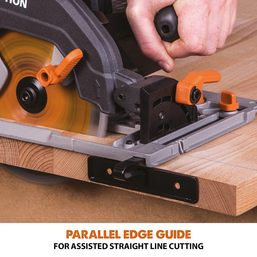 Evolution R185CCSX+ 185mm Circular Saw with TCT Multi-Material Cutting Blade (Refurbished - Like New) - Image 15