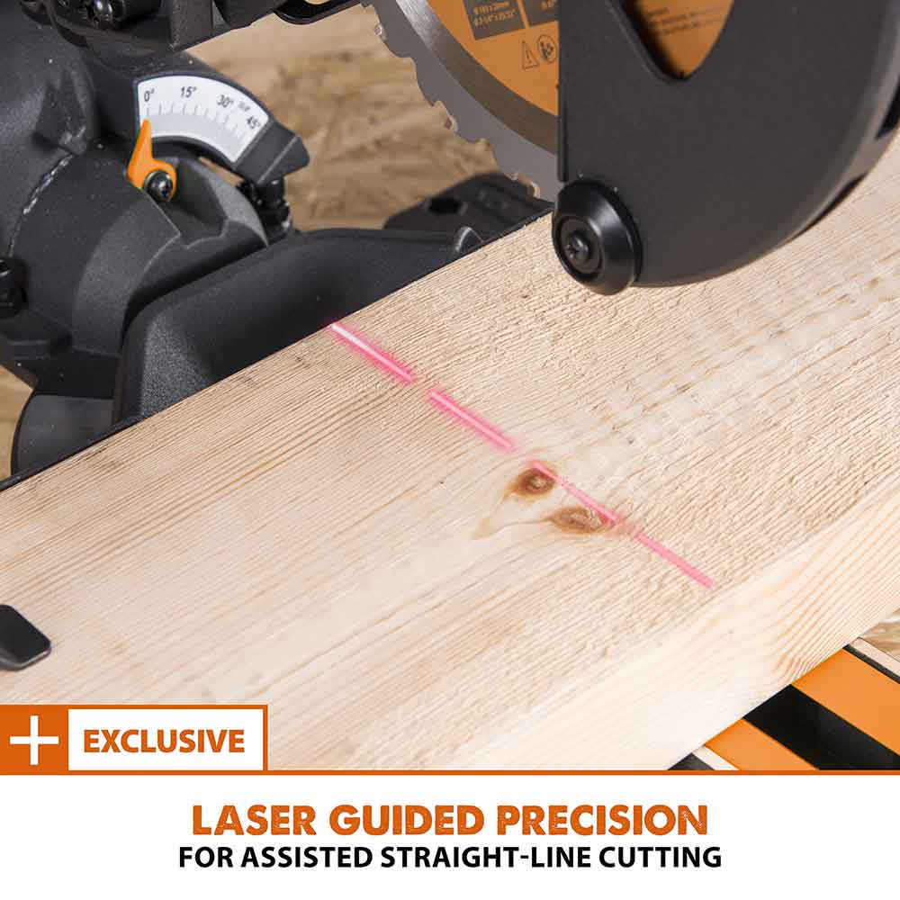Evolution R185SMS+ 185mm Sliding Mitre Saw & XL Rolling Stand Bundle - Image 14