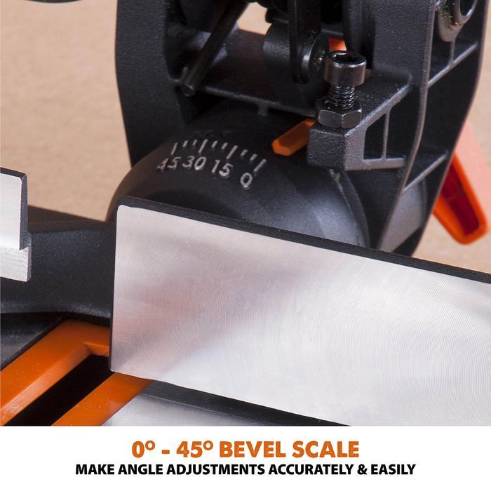 Evolution R210CMS+ Compound Mitre Saw With Extra Wood Blade Bundle - Image 11
