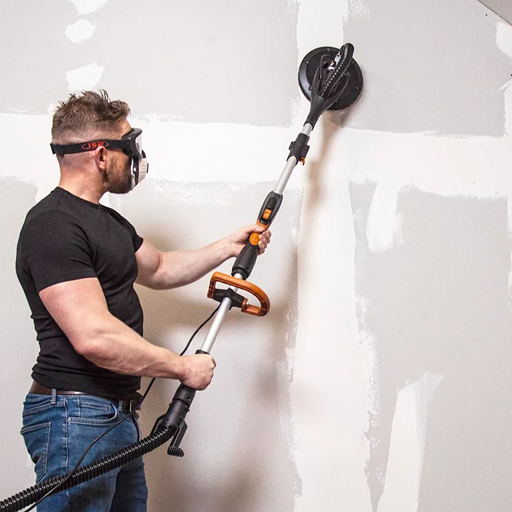 Evolution Telescopic Dry Wall Sander With Dual Heads, 710W, 240V | R225DWS-T - Image 2