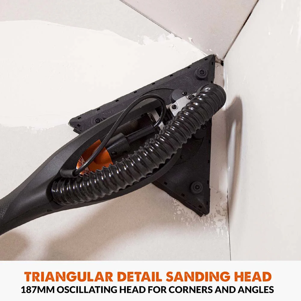 Evolution Telescopic Dry Wall Sander With Dual Heads, 710W, 240V | R225DWS-T - Image 4