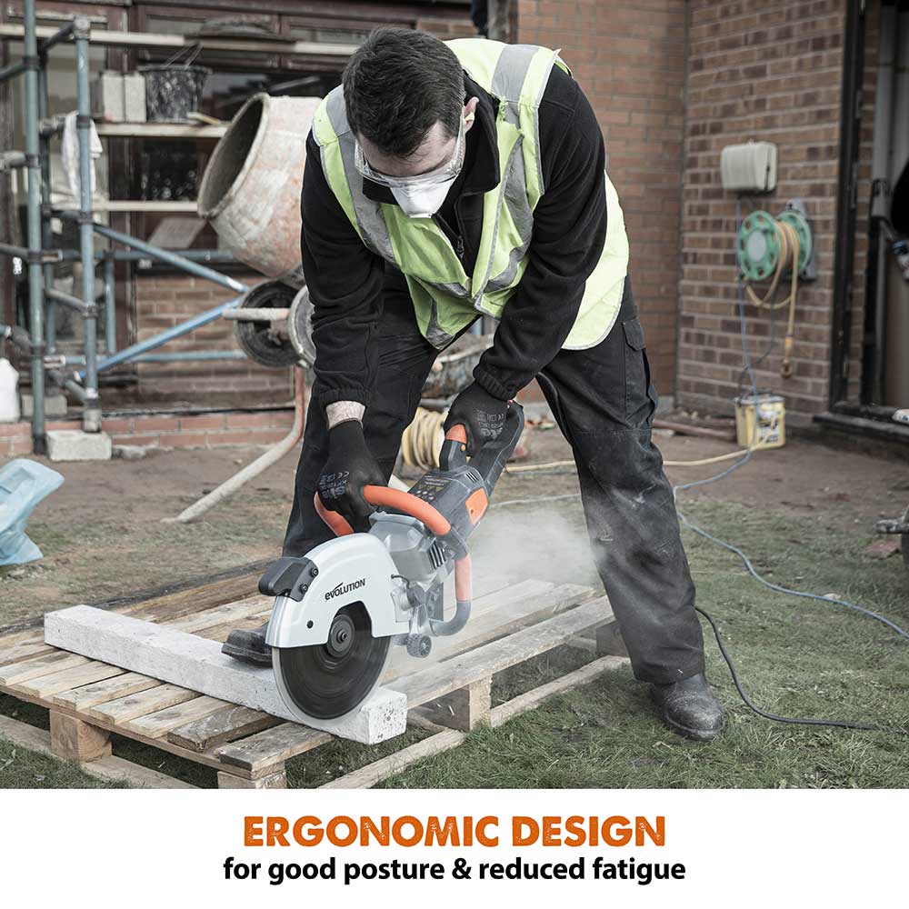 Evolution R300DCT 300mm 12" Electric Disc Cutter, Concrete Saw, (Refurbished - Like New) - Image 8