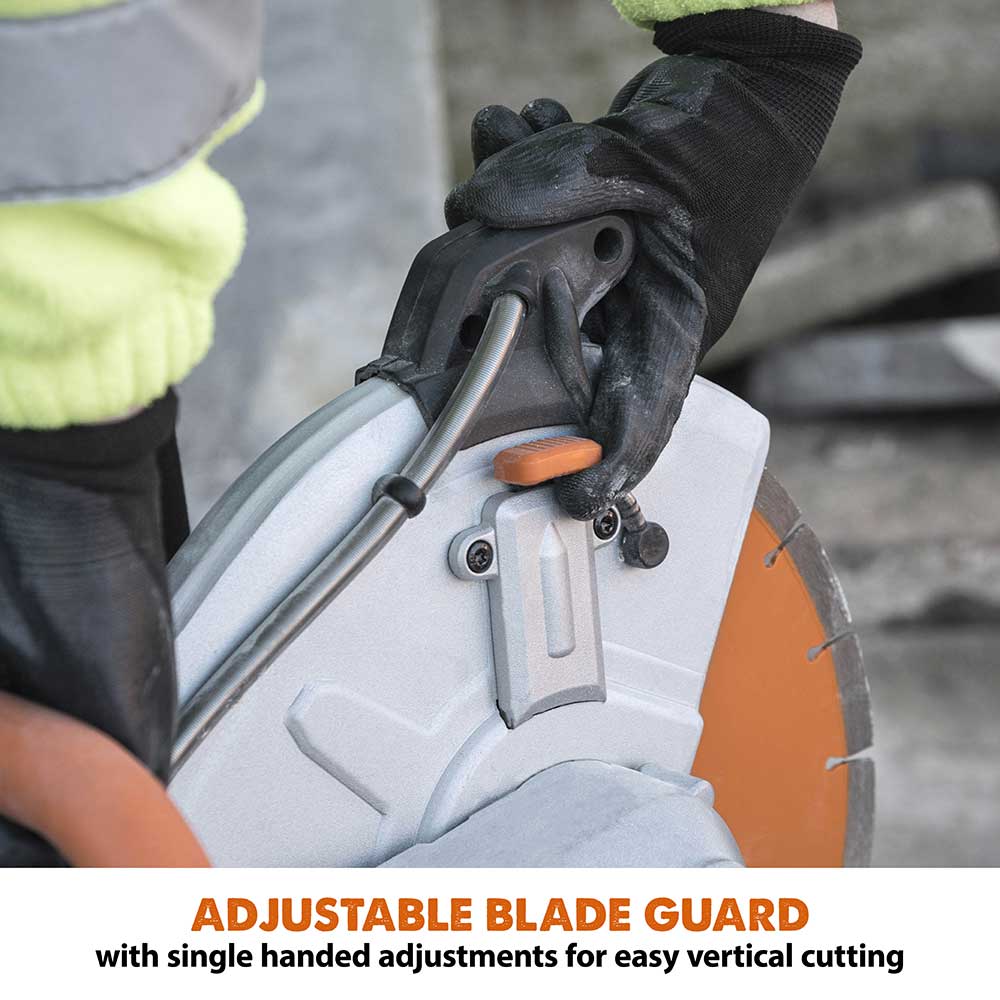 R300DCT+ Electric Disc Cutter with Hand Pump Water Bottle, Bag & Extra Blade - Image 9