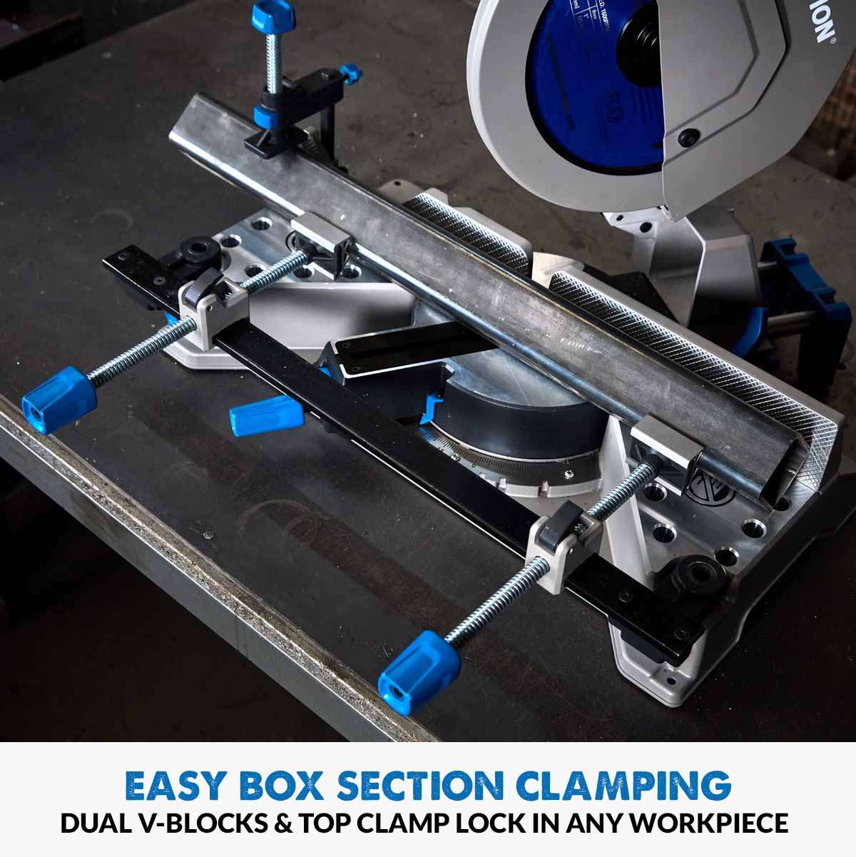 Evolution S355MCS 355mm Heavy Duty Chop Mitre Saw & Wheeled Stand Bundle - Image 18