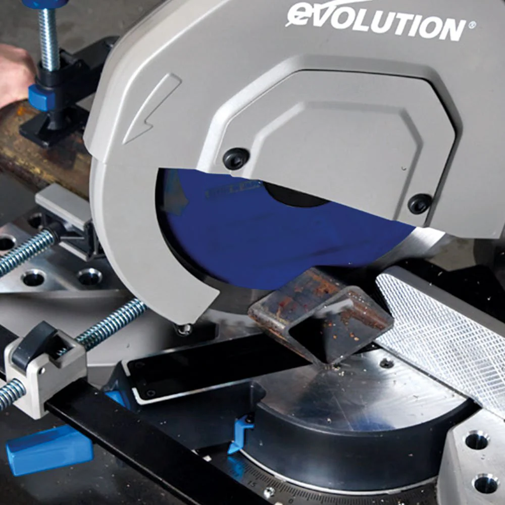 Evolution S355MCS 355mm Heavy Duty Chop Mitre Saw & Wheeled Stand Bundle - Image 7