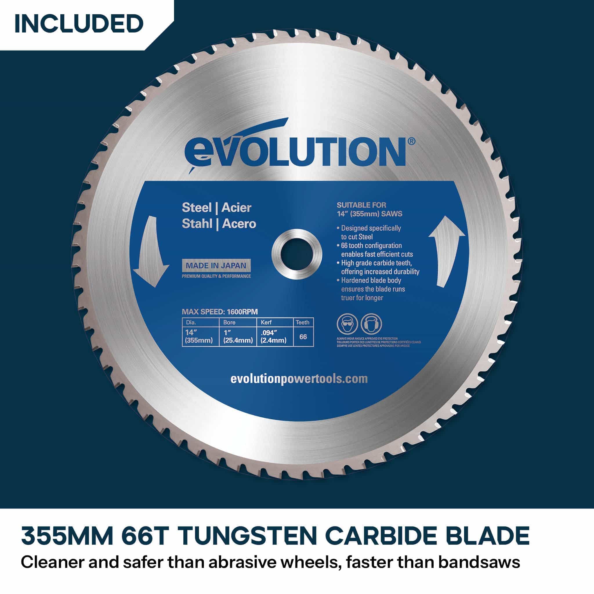 Mitering Chop Saw With 355mm Blade For Heavy Duty Metal Cutting | S355MCS - Image 5