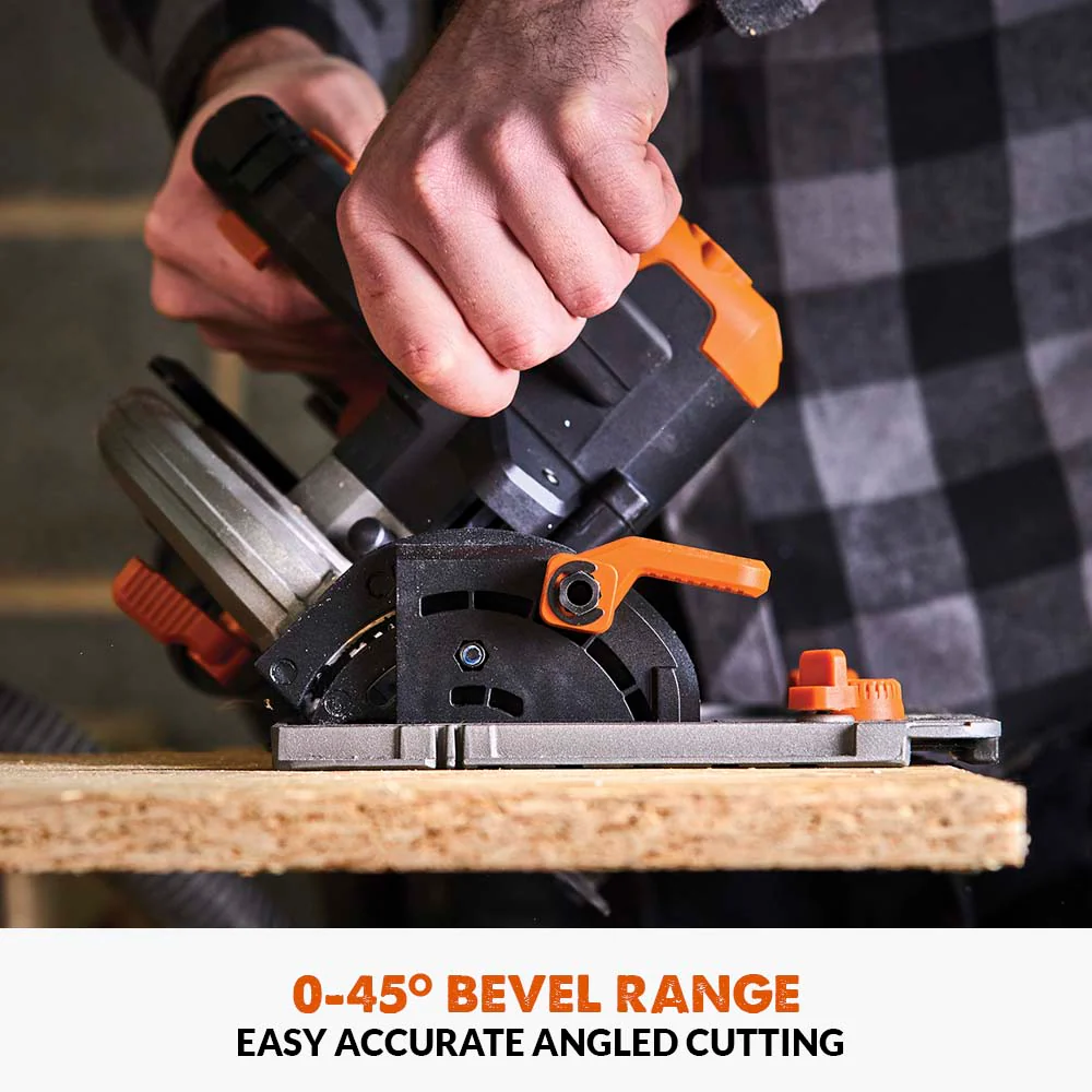 Evolution R185CCSX-Li 185mm Cordless Circular Saw & ST2800-G2 Universal 2.8m Track Bundle - Image 8