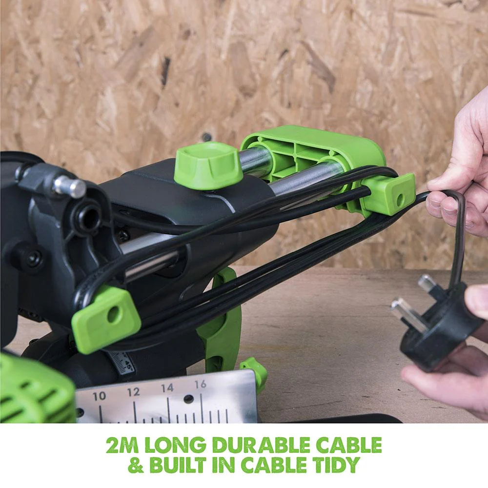 Evolution F210SMS 210mm Sliding Mitre Saw With TCT Multi-Material Cutting Blade (230v) - Image 9