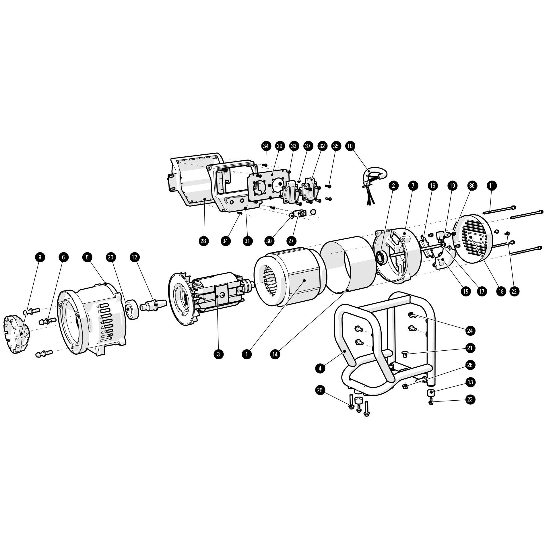 Evolution GEN2800 Generator Spare Parts - Image 2
