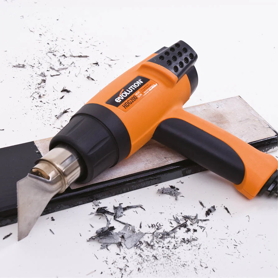 Evolution HDG200 Professional Adjustable 2,000 Watt Digital Heat Gun with LCD Screen(230v) - Image 8