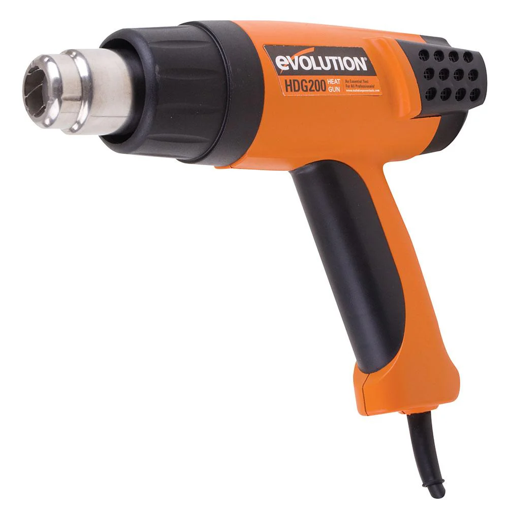 Evolution HDG200 Professional Adjustable 2,000 Watt Digital Heat Gun with LCD Screen(230v) - Image 9
