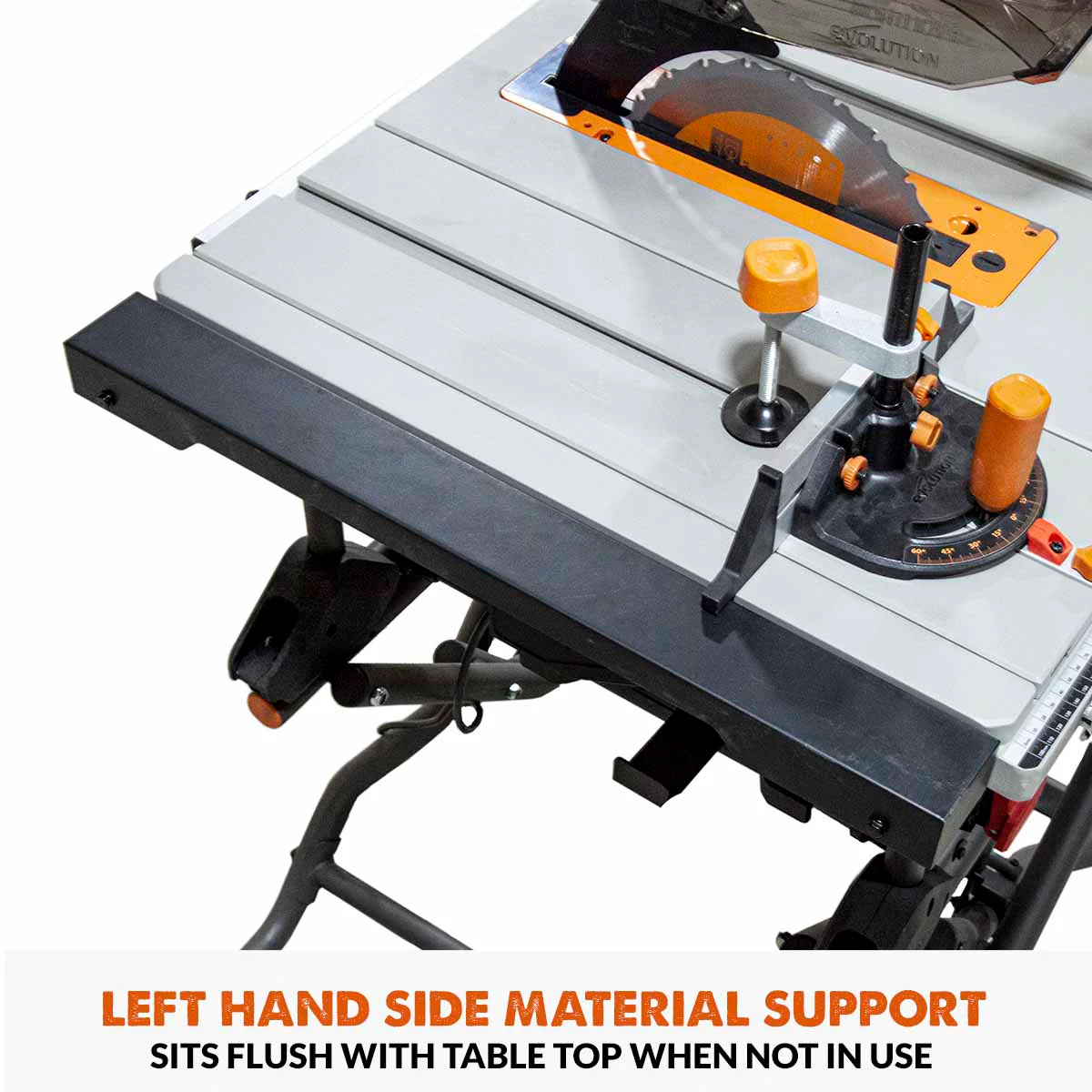 Left Side Table Extension For Evolution R255TBL/+ Portable Table Saws - Image 3